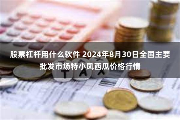 股票杠杆用什么软件 2024年8月30日全国主要批发市场特小凤西瓜价格行情