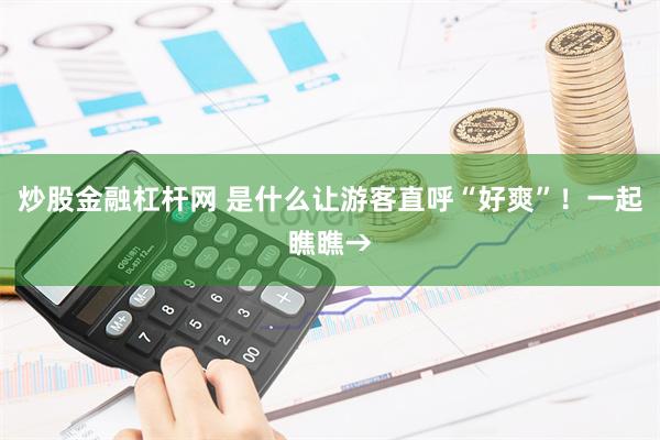 炒股金融杠杆网 是什么让游客直呼“好爽”！一起瞧瞧→